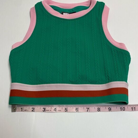 Beach Riot x Anthropologie Gwen Racerback Top Green Size XS - Picture 8 of 11